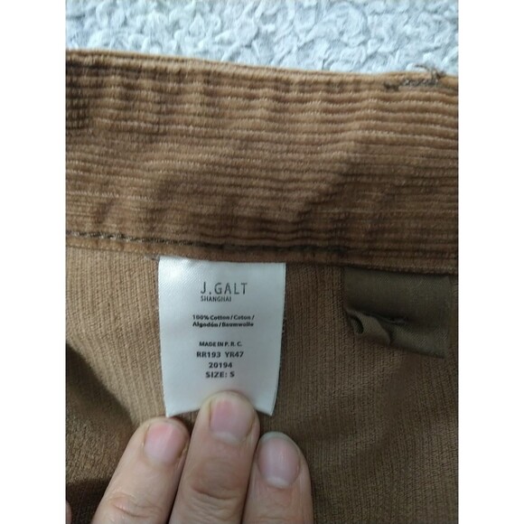 Women's Brown Boot Cut Corduroy Pants - Picture 7 of 8